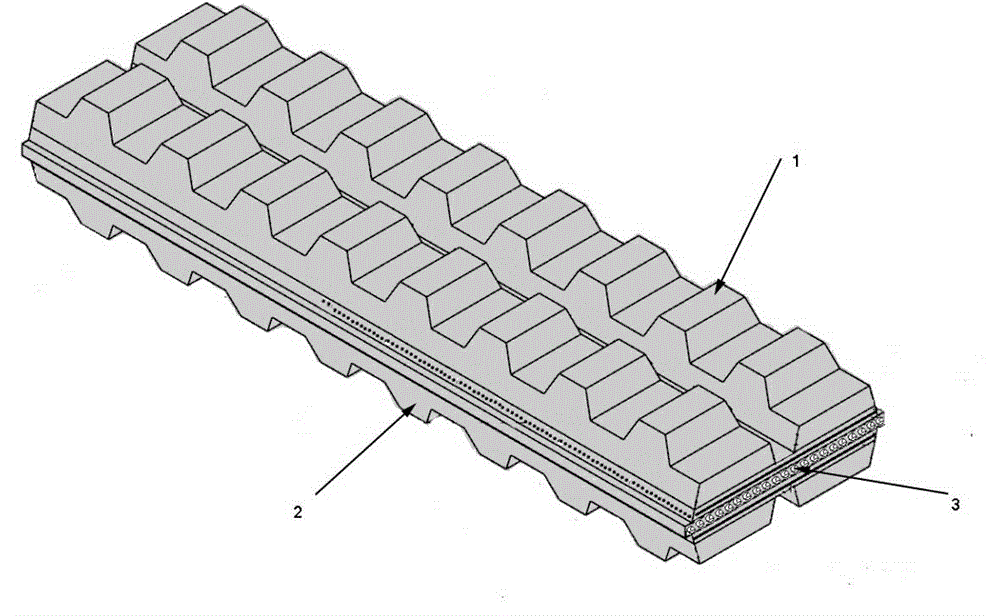 Edge-cutting double-sided transmission tooth-shaped tight-up belt