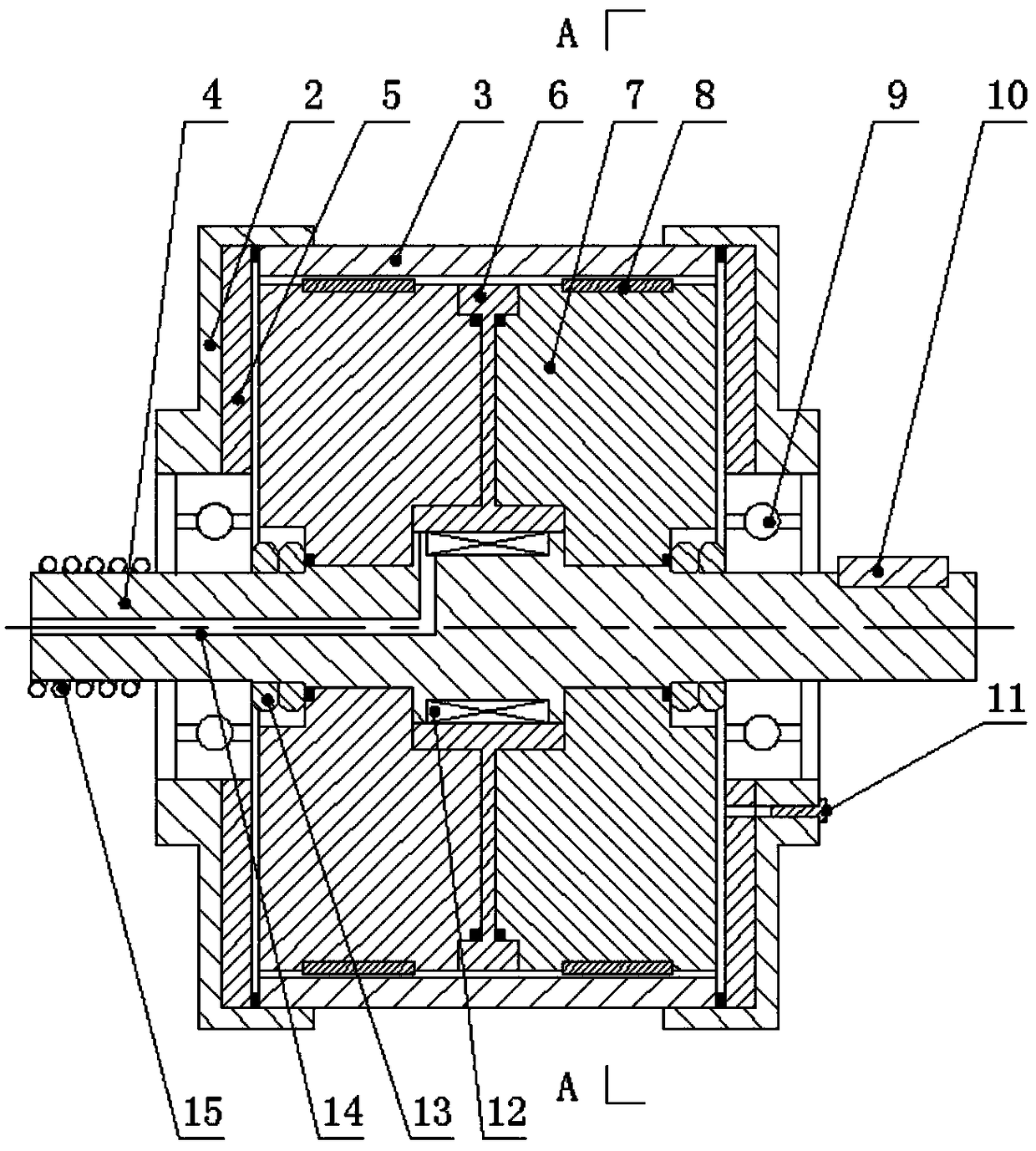 A rotary plate type magneto-rheological damper for aircraft landing gear