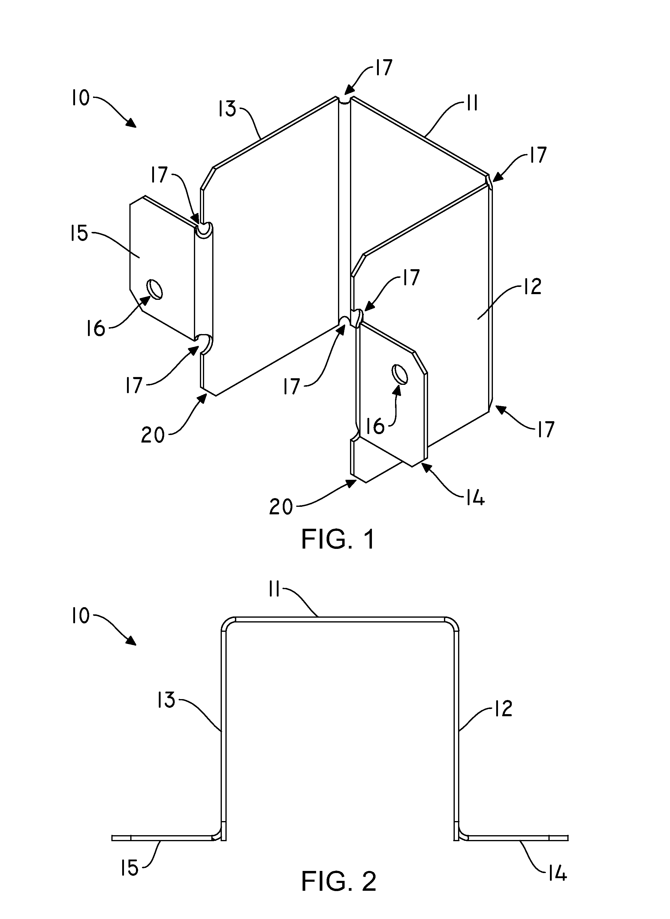 Slip Bracket Connector for Rigid Members