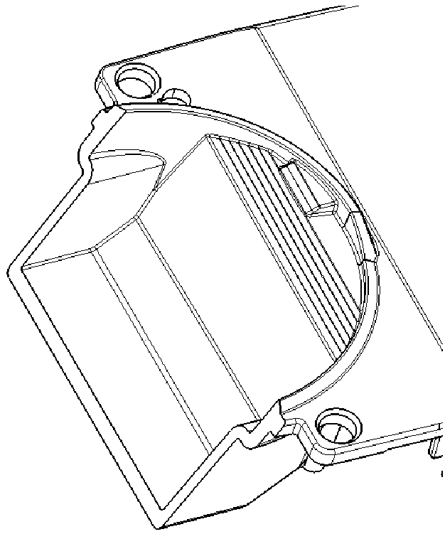 An LED light source far and near light integrated car light module