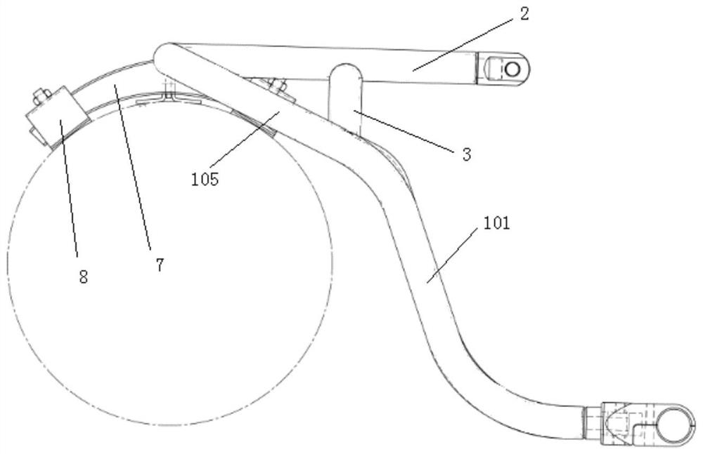 Adjustable hanging rack, unmanned aerial vehicle and method for hanging article on unmanned aerial vehicle