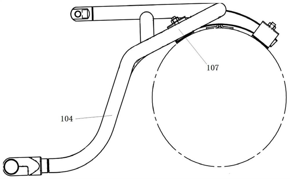 Adjustable hanging rack, unmanned aerial vehicle and method for hanging article on unmanned aerial vehicle