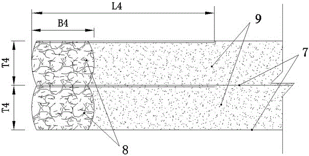 Construction method of combined supporting and retaining structure