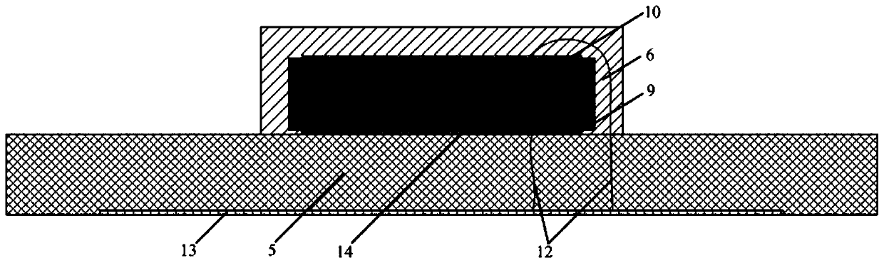 Fast time response semiconductor radiation detector and manufacturing method thereof