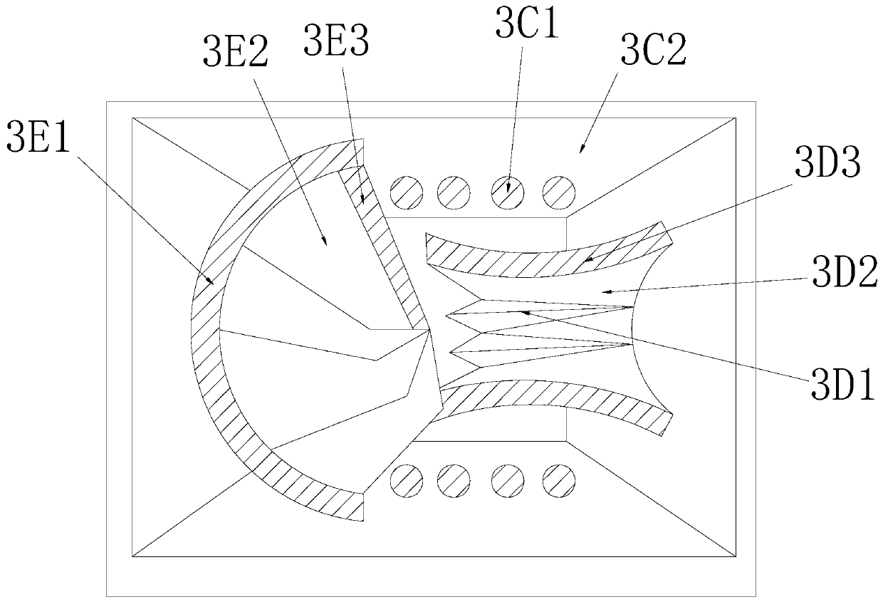 Stacking lining type mortar pretreatment equipment based on plastering base layer hollowing for building