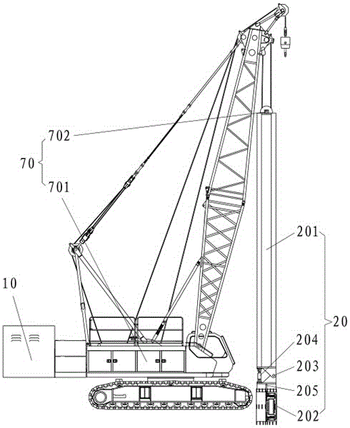 A symmetrical runner geotechnical engineering hole maker