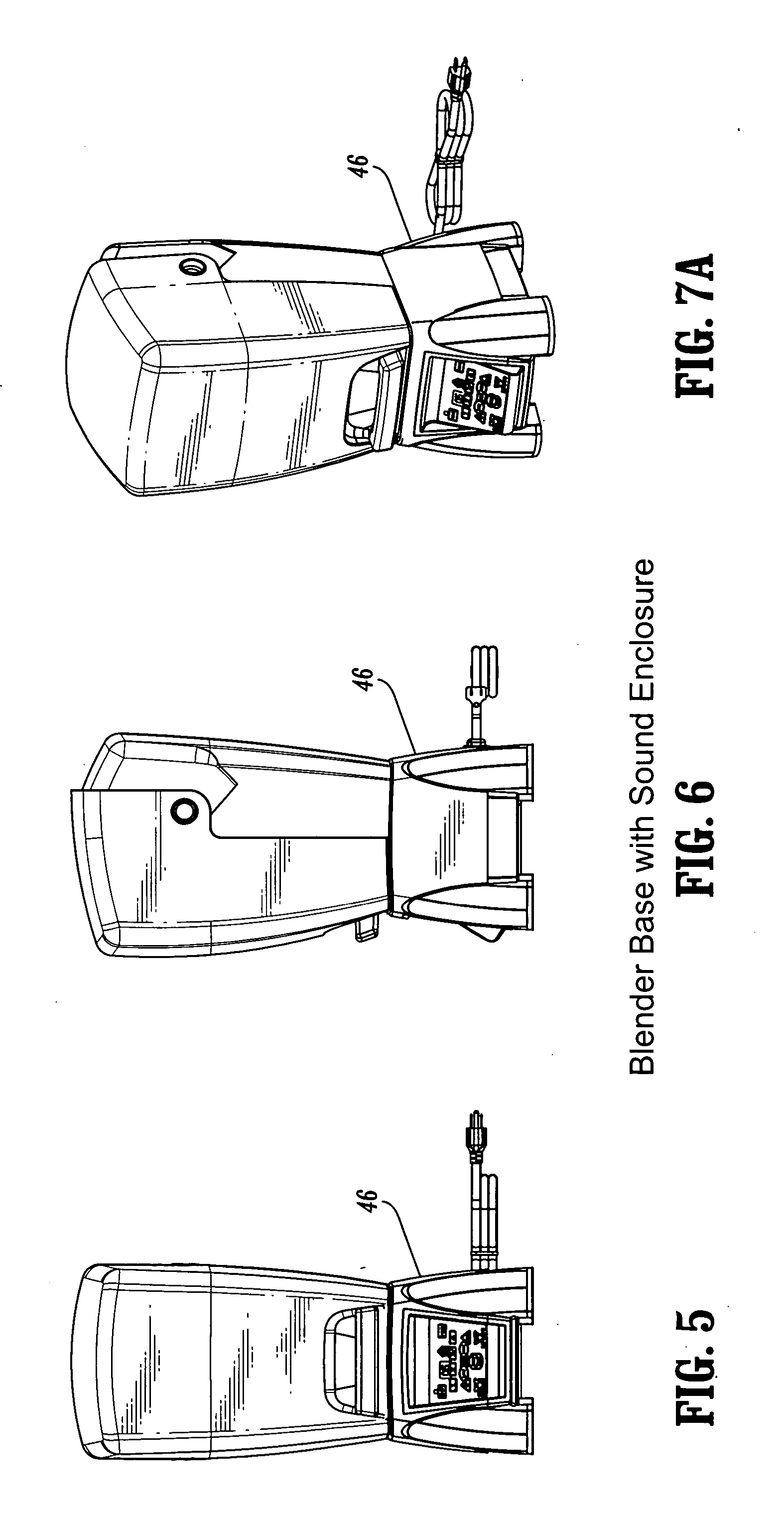 Blender and sound-dampening enclosure