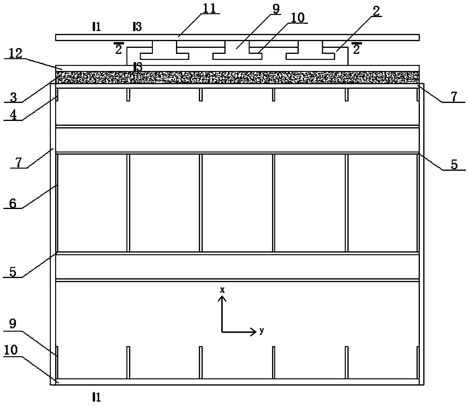 Multistage articulated viscous damping wall