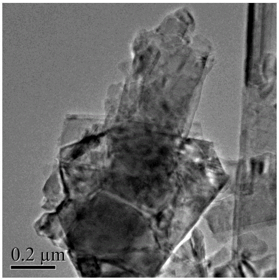 Oxygen-doped molybdenum disulfide material and preparation method thereof