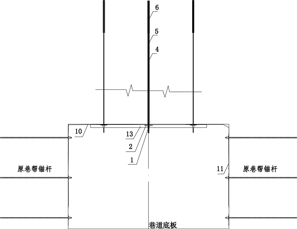 Technology and method of mining support along gob-side entry retaining