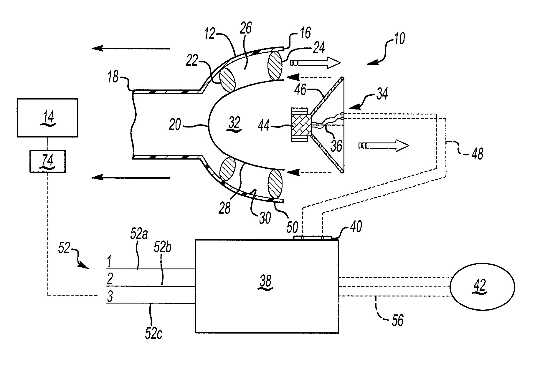 Active noise attenuation system