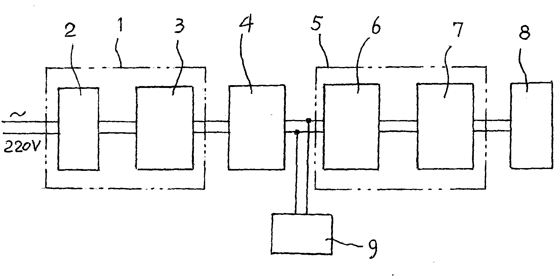 Portable-type domestic charge-discharge power supply box device