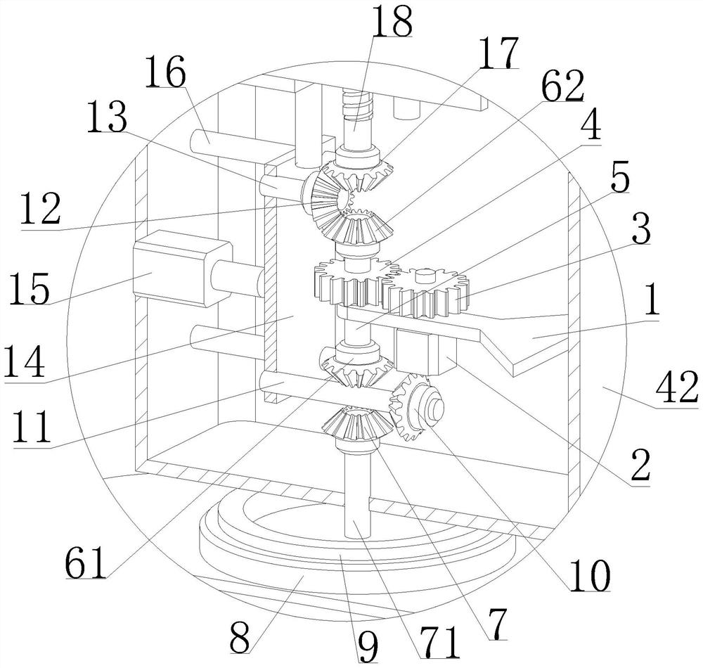 Interactive teaching device for English teaching