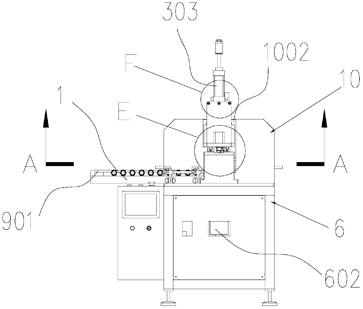 Lifting ring reinforcement welding robot