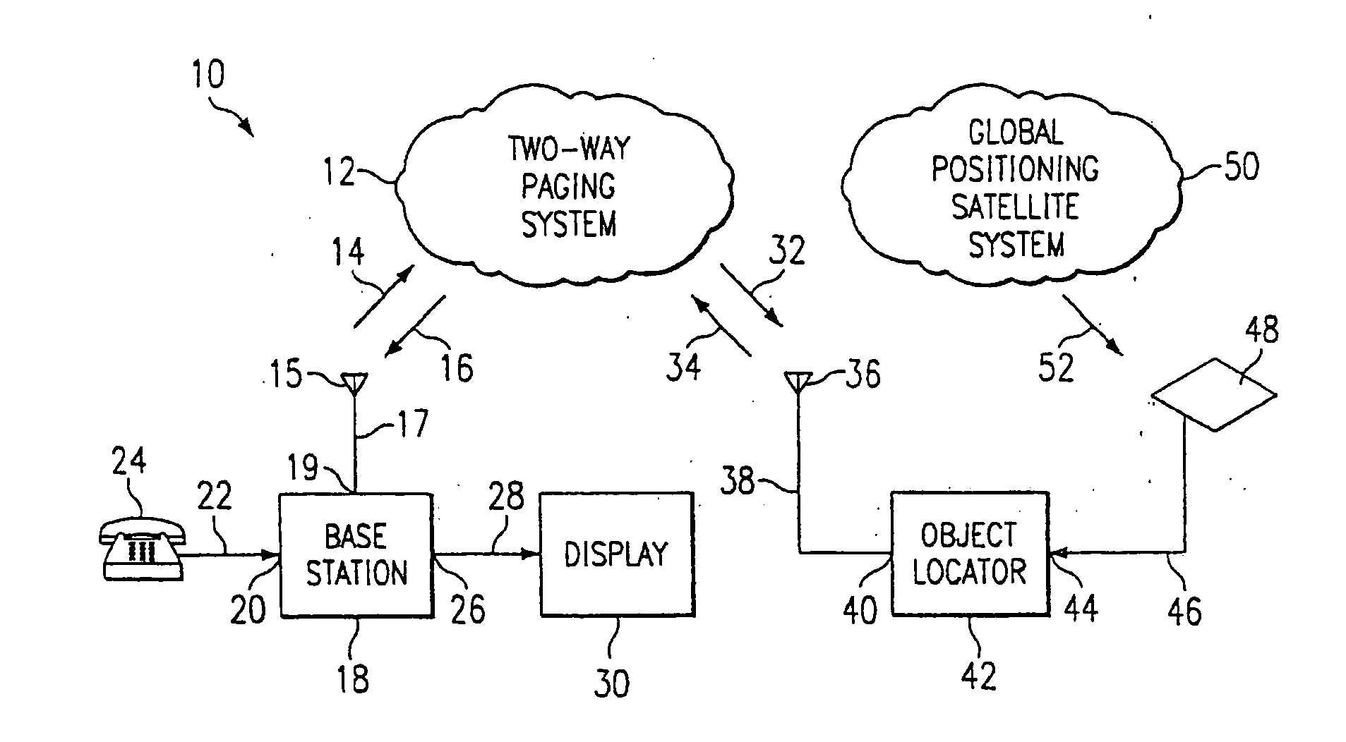 Portable position determining device