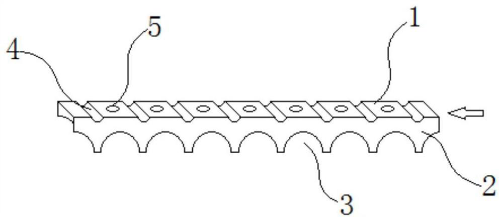 Thickness construction method and thickness control device for cast-in-place reinforced concrete pouring protective layer