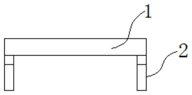 Thickness construction method and thickness control device for cast-in-place reinforced concrete pouring protective layer