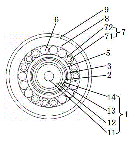 Submarine high-voltage cable and production method for same