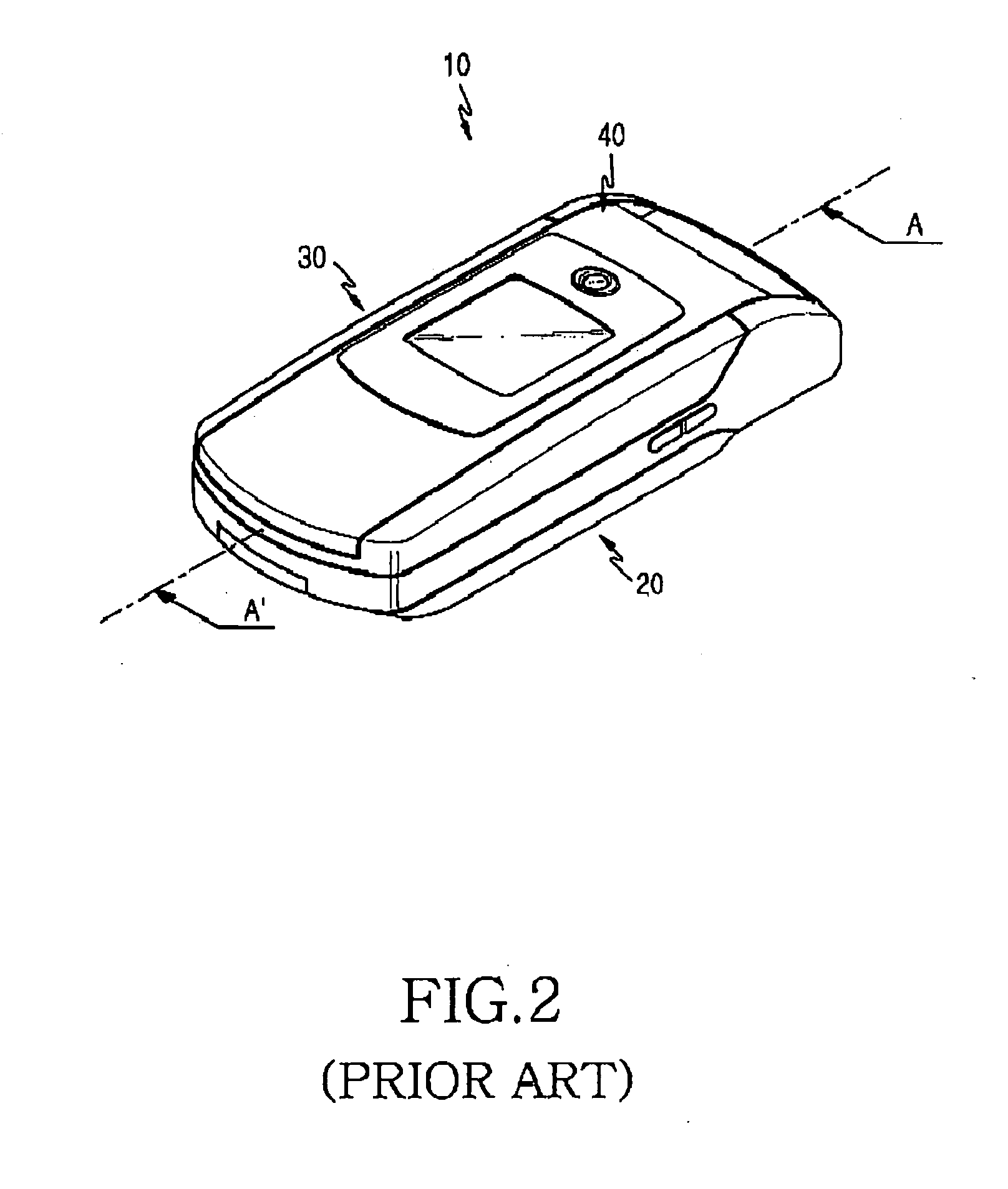 Speaker of a portable terminal having a resonance space