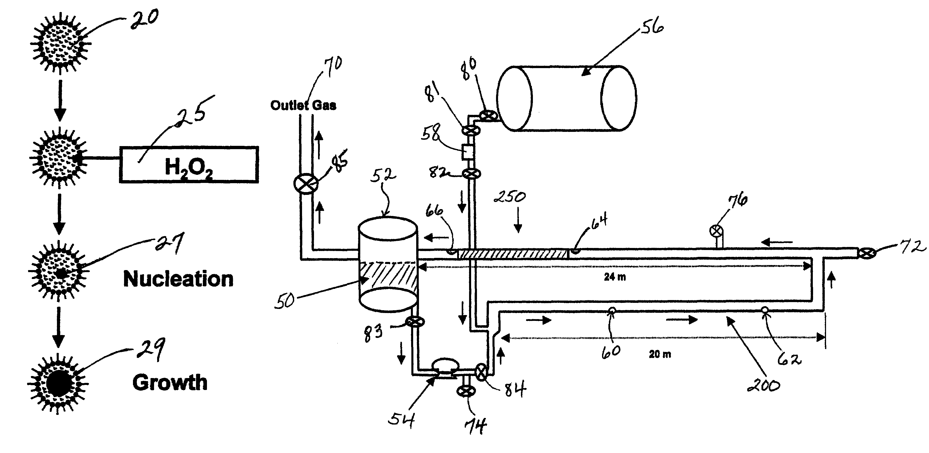 Surfactant incorporated nanostructure for pressure drop reduction in oil and gas lines