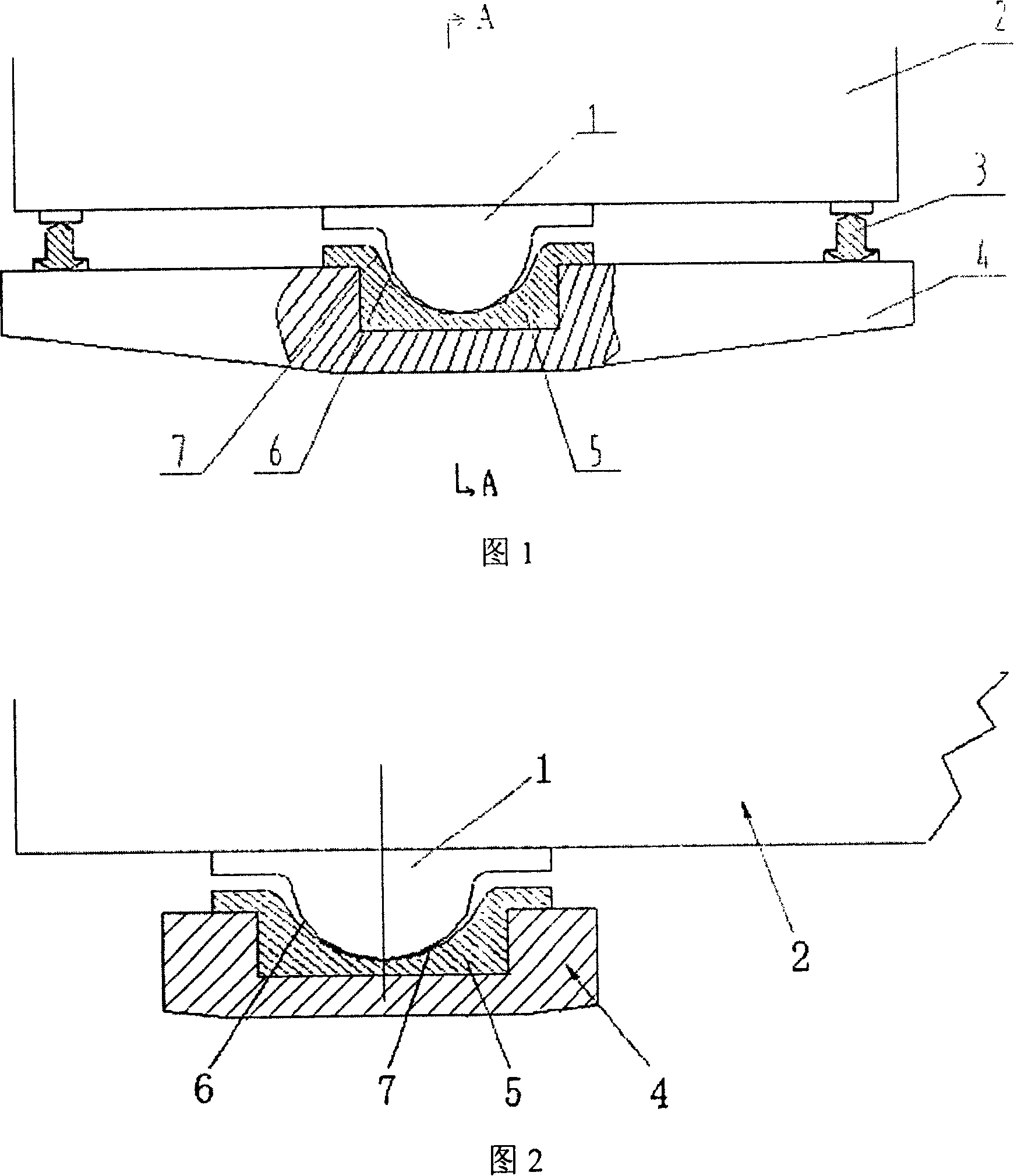 Spider for goods train vehicle