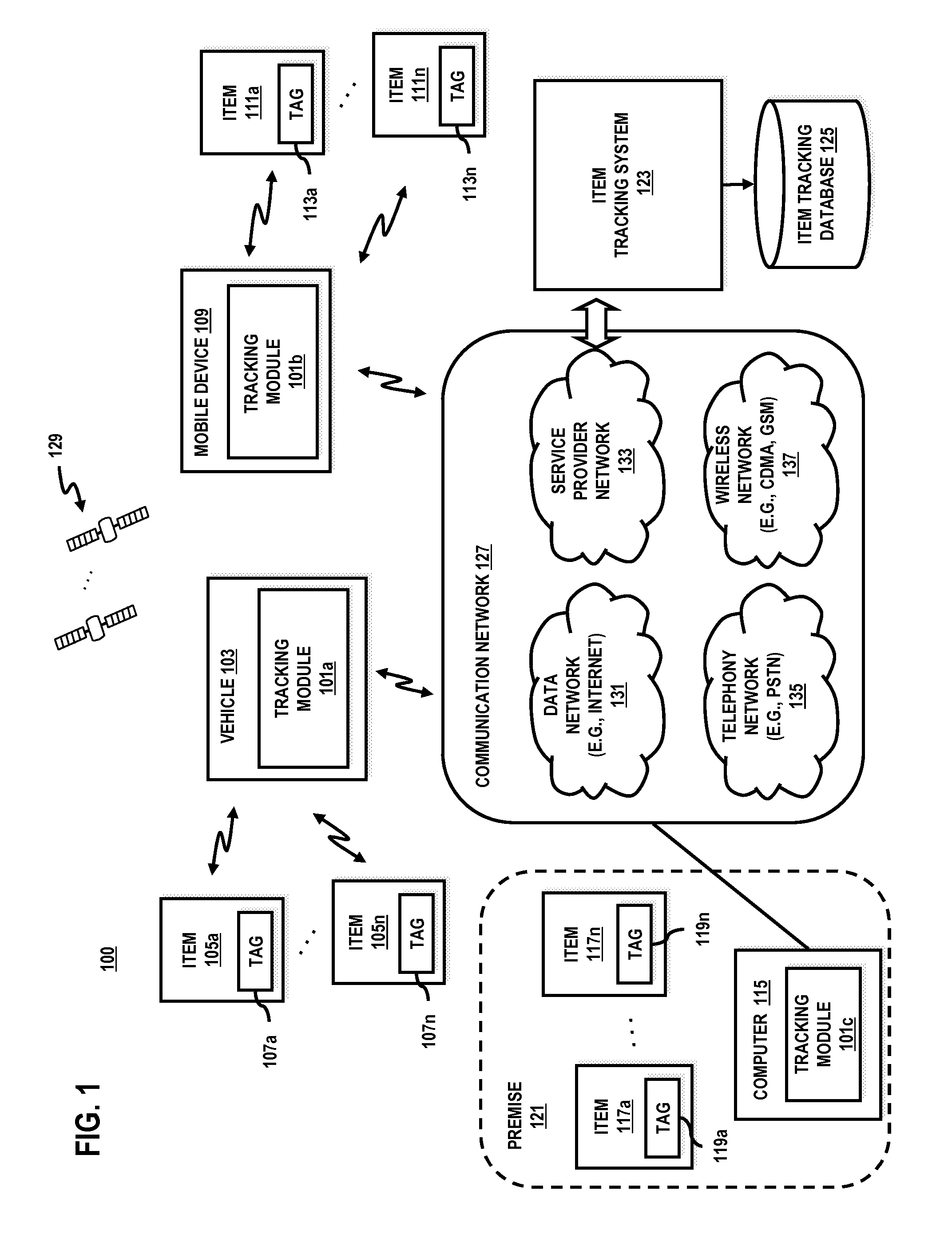 Method and system of providing location-based alerts for tracking personal items