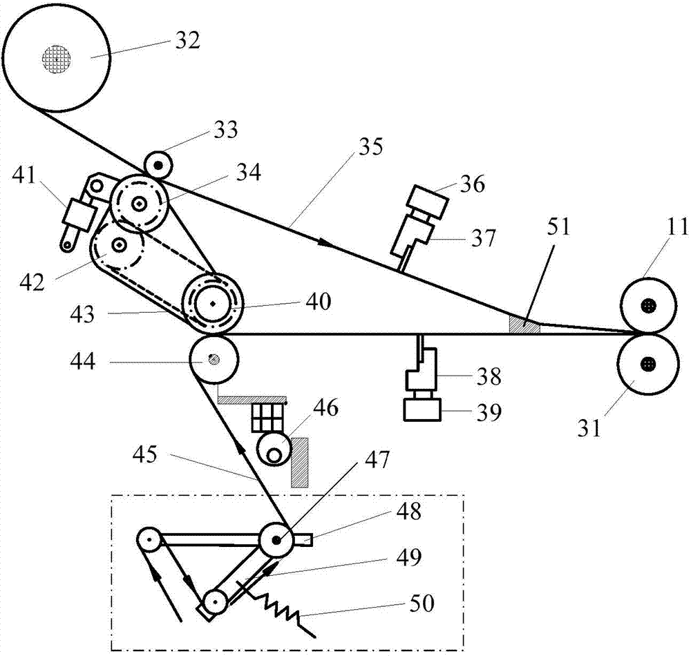 High-efficiency winding machine for flexible graphite metal spiral wound gasket