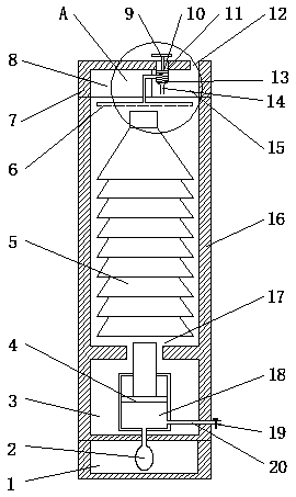 Sports teaching badminton storage device