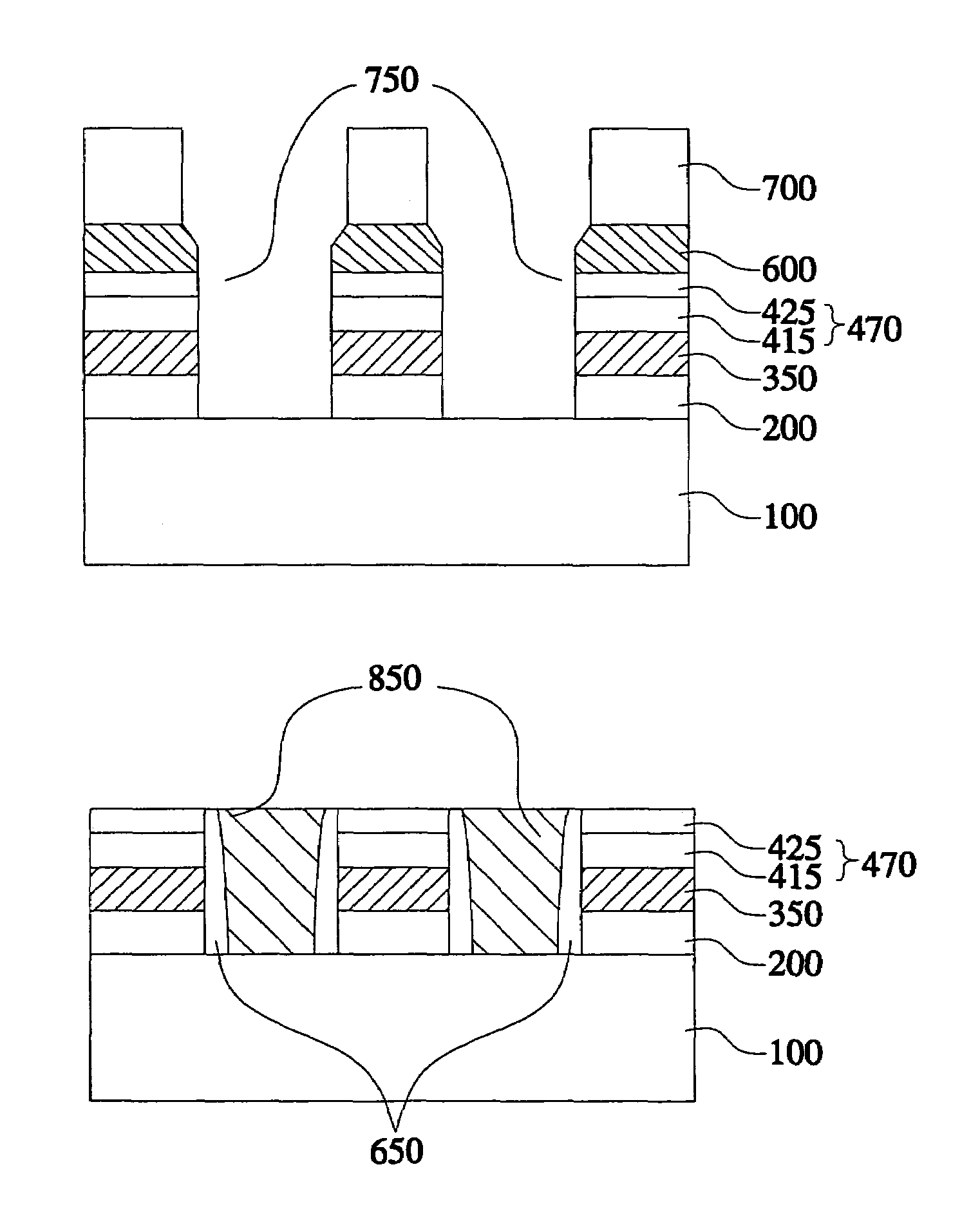 Method of forming a self-aligned contact structure using a sacrificial ...