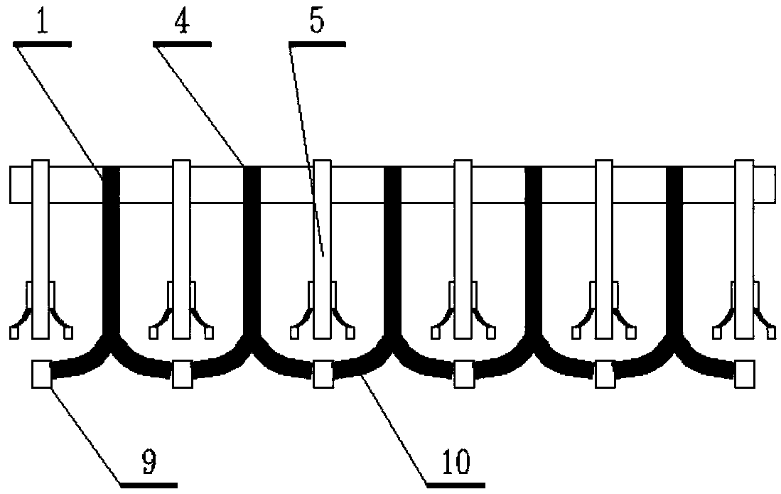 Emergency device and method applicable to aluminum electrolysis head cell and tail cell