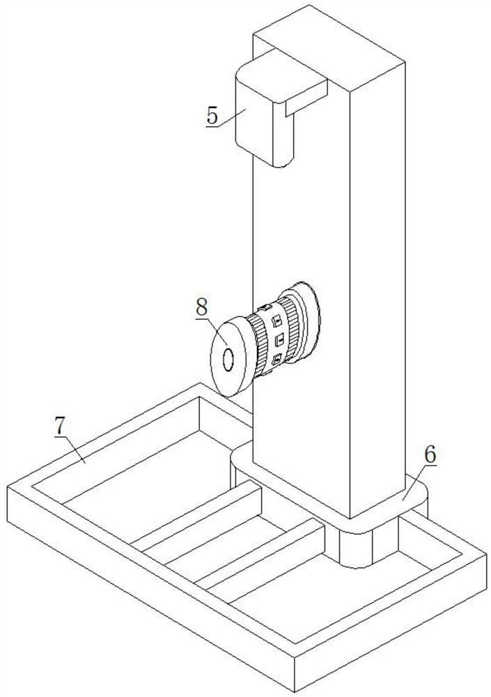 Solder mask silk printing device for high-density circuit board production and implementation method thereof