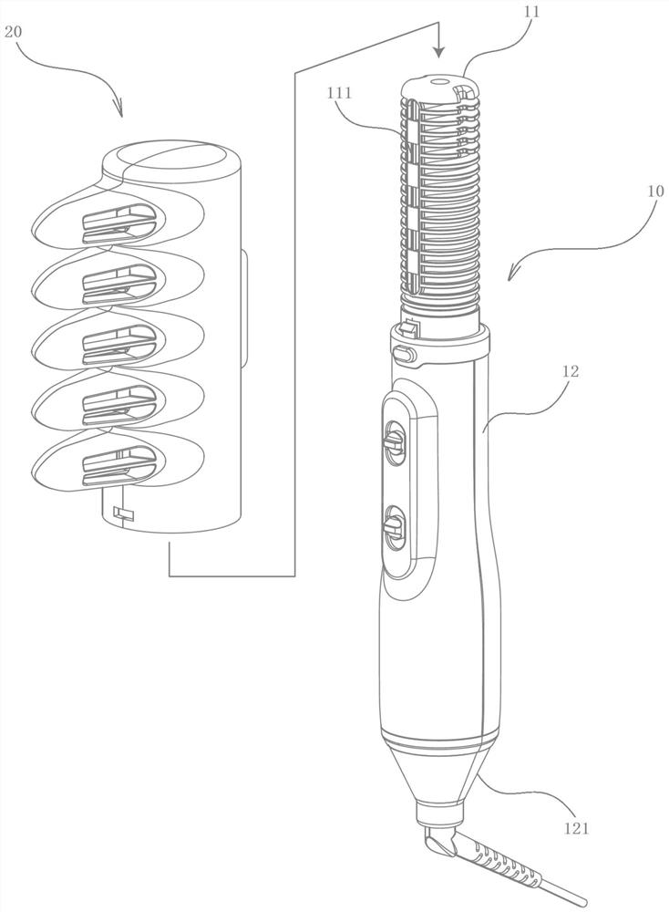 Electric heating hair dryer