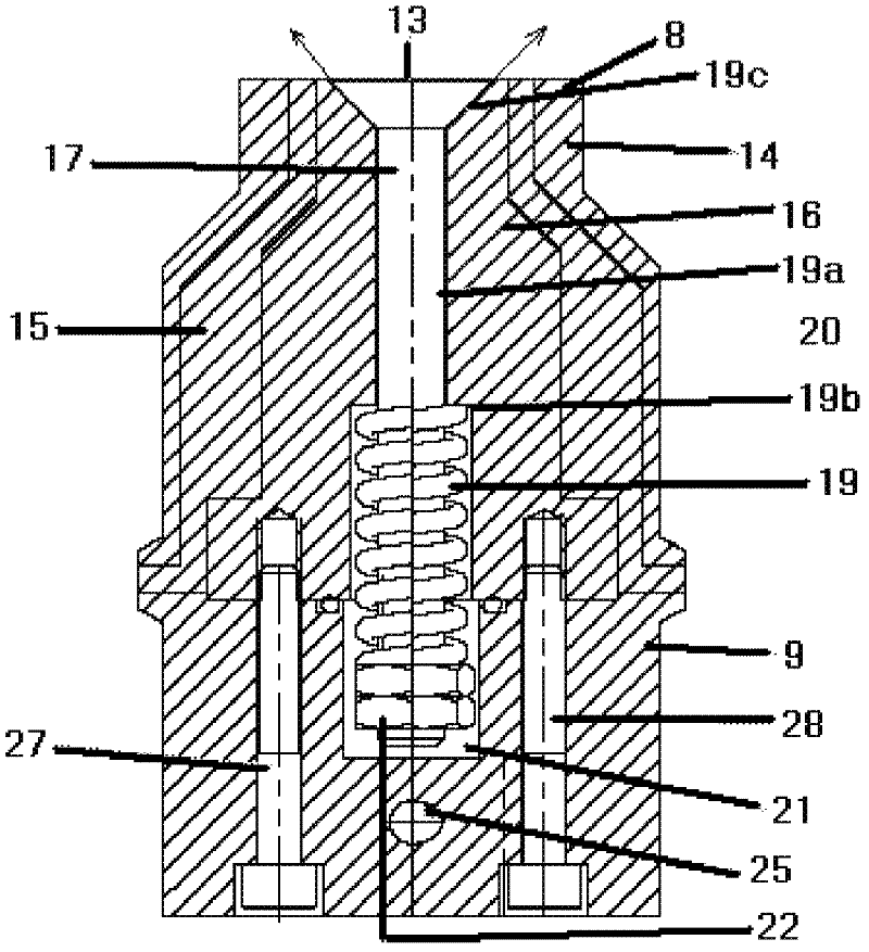 Method for the in-line processing of liquid or pasty or semi-liquid media such as grape harvests