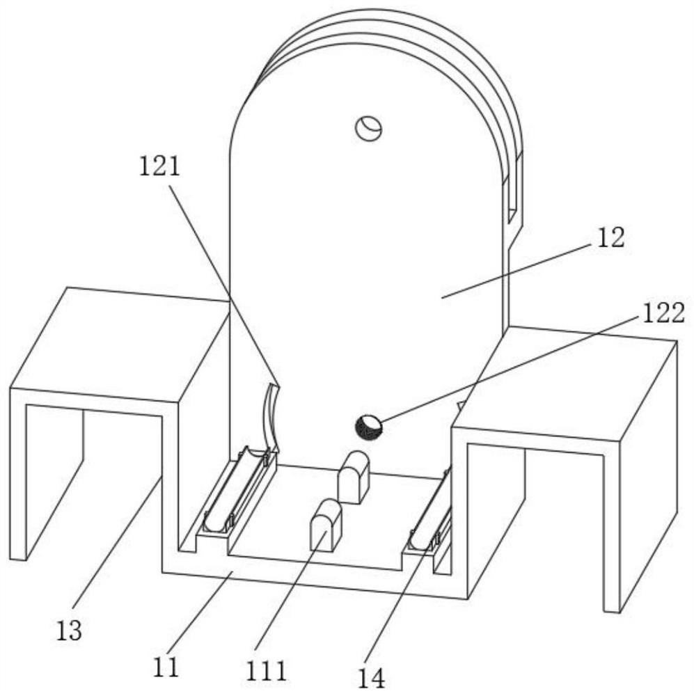 Standing balance training rehabilitation device based on adjustable fastening