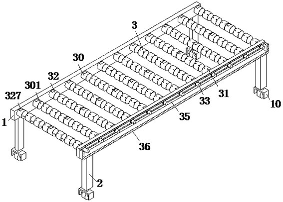 A roller type automatic conveying machine