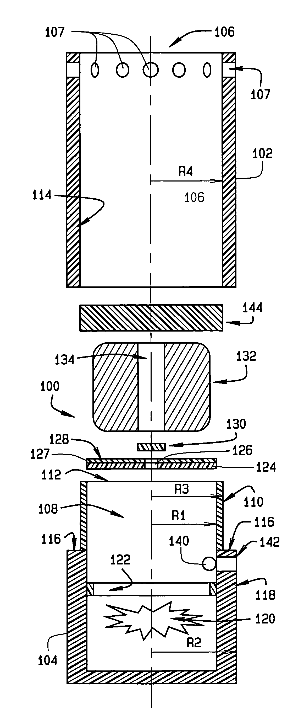 Method and apparatus for smokeless pyrotechnic display