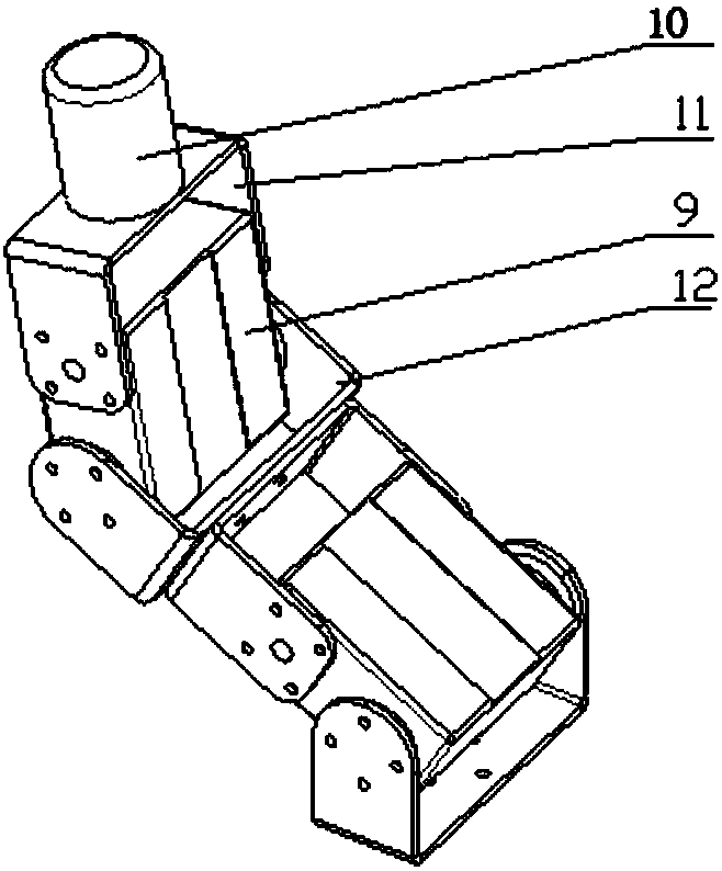 Land-air dual-purpose robot reconnaissance system