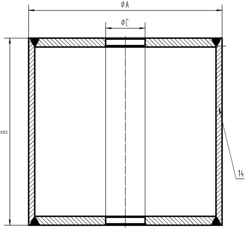 Grinding device for alternating-current motor carbon brushes