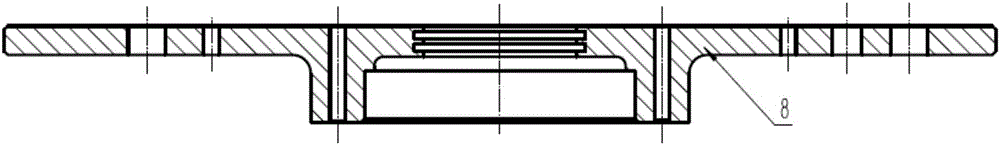 Grinding device for alternating-current motor carbon brushes