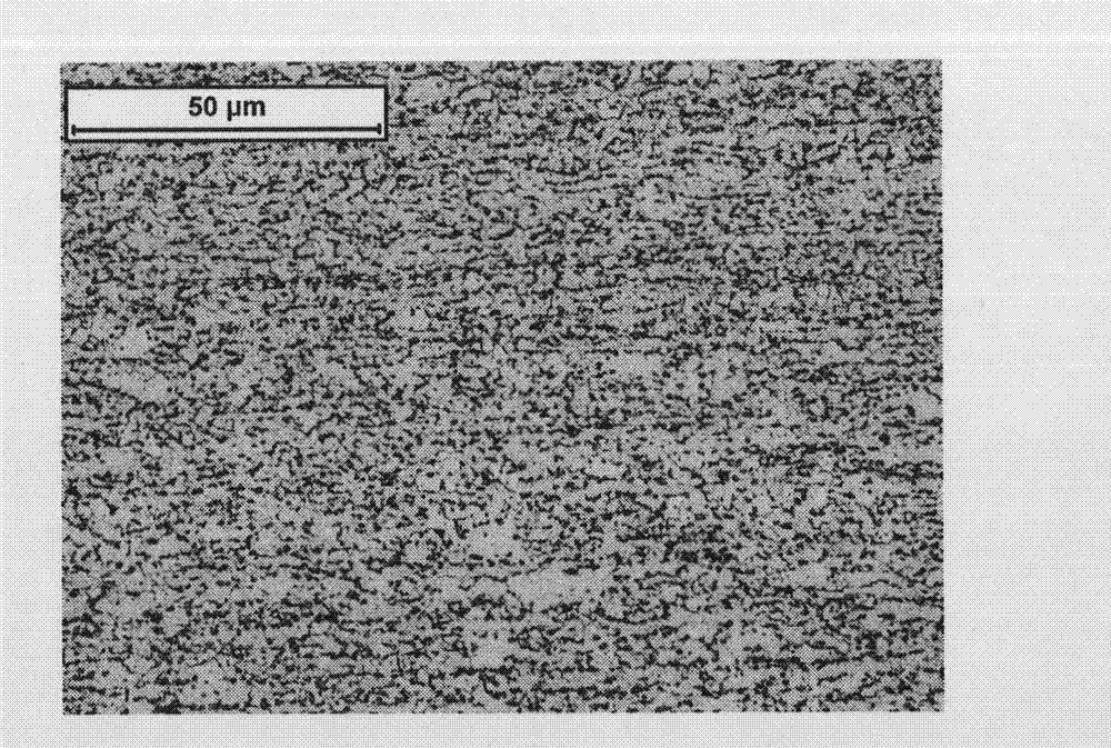 High-strength cold-rolled hot-galvanized precipitation reinforced steel and manufacturing method thereof