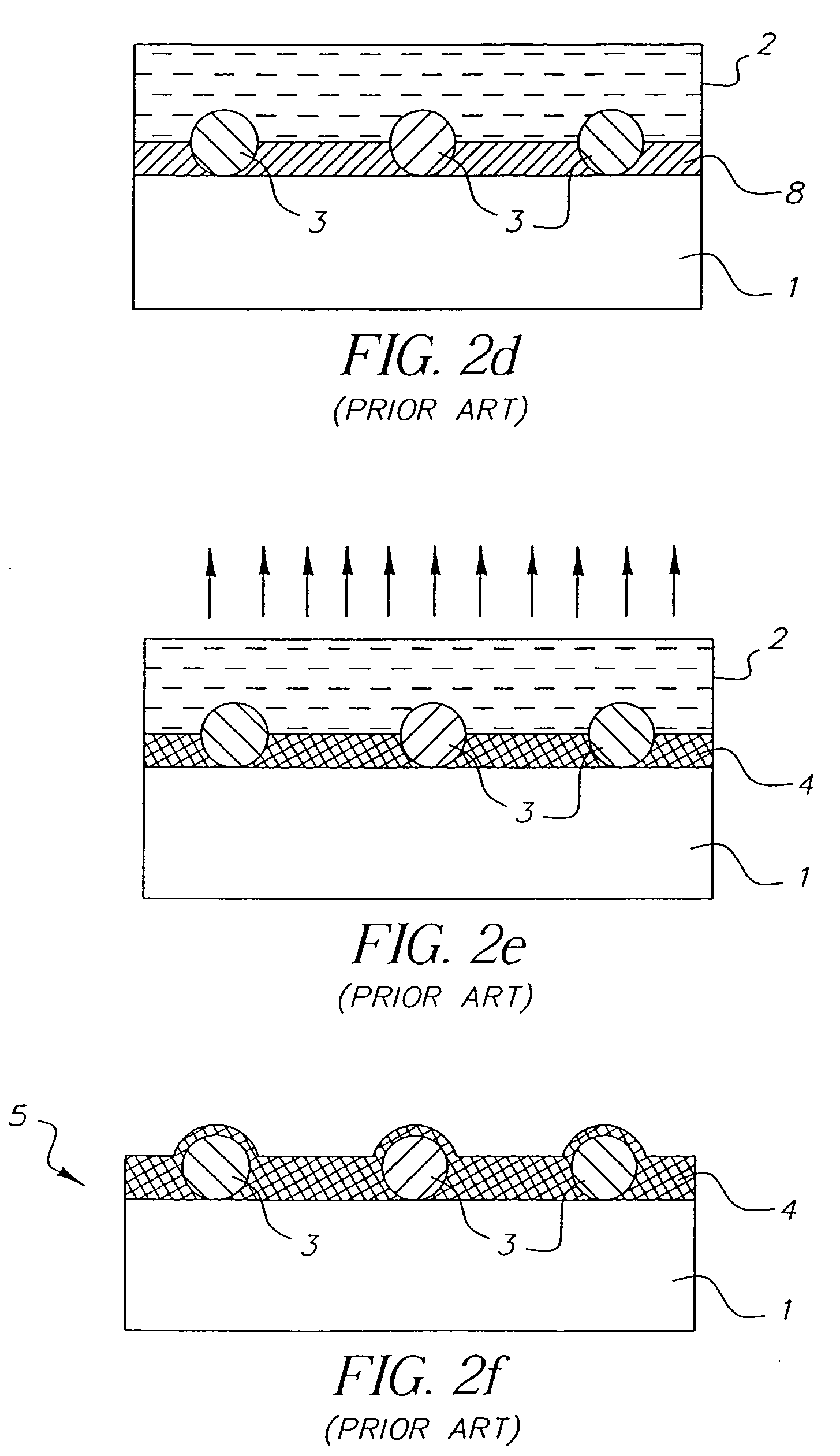 Random array of microspheres