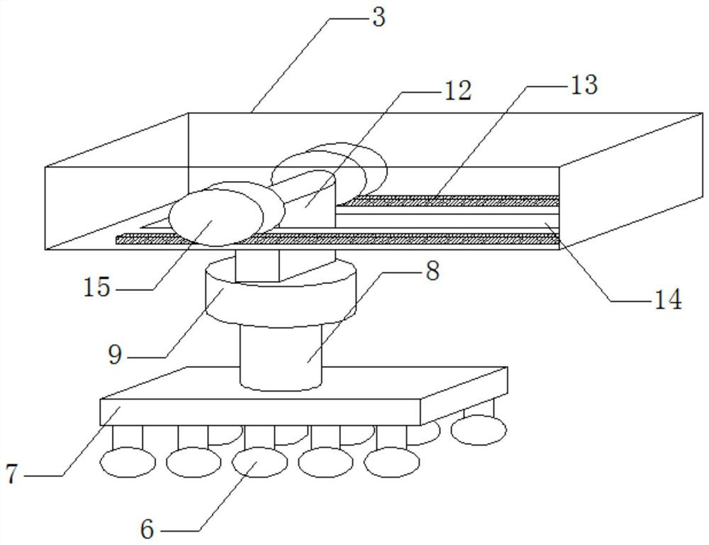 A painting device for cardboard strip processing