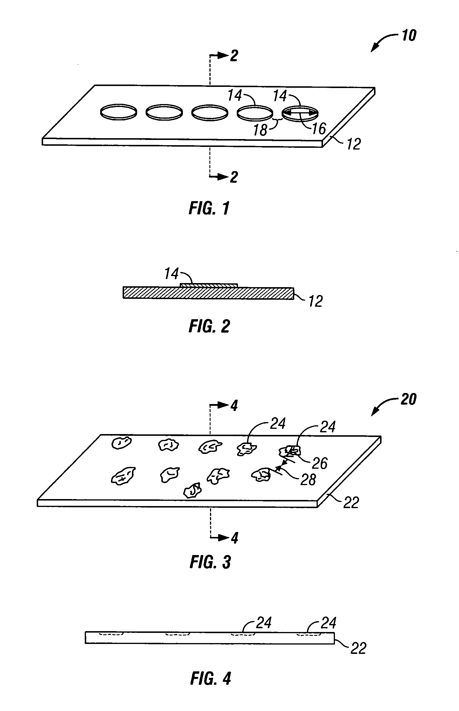 Implantable materials having engineered surfaces and method of making same