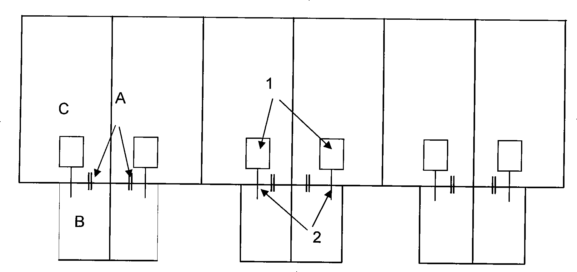 Agricultural land underground eluviation and surface runoff in situ monitoring integration device