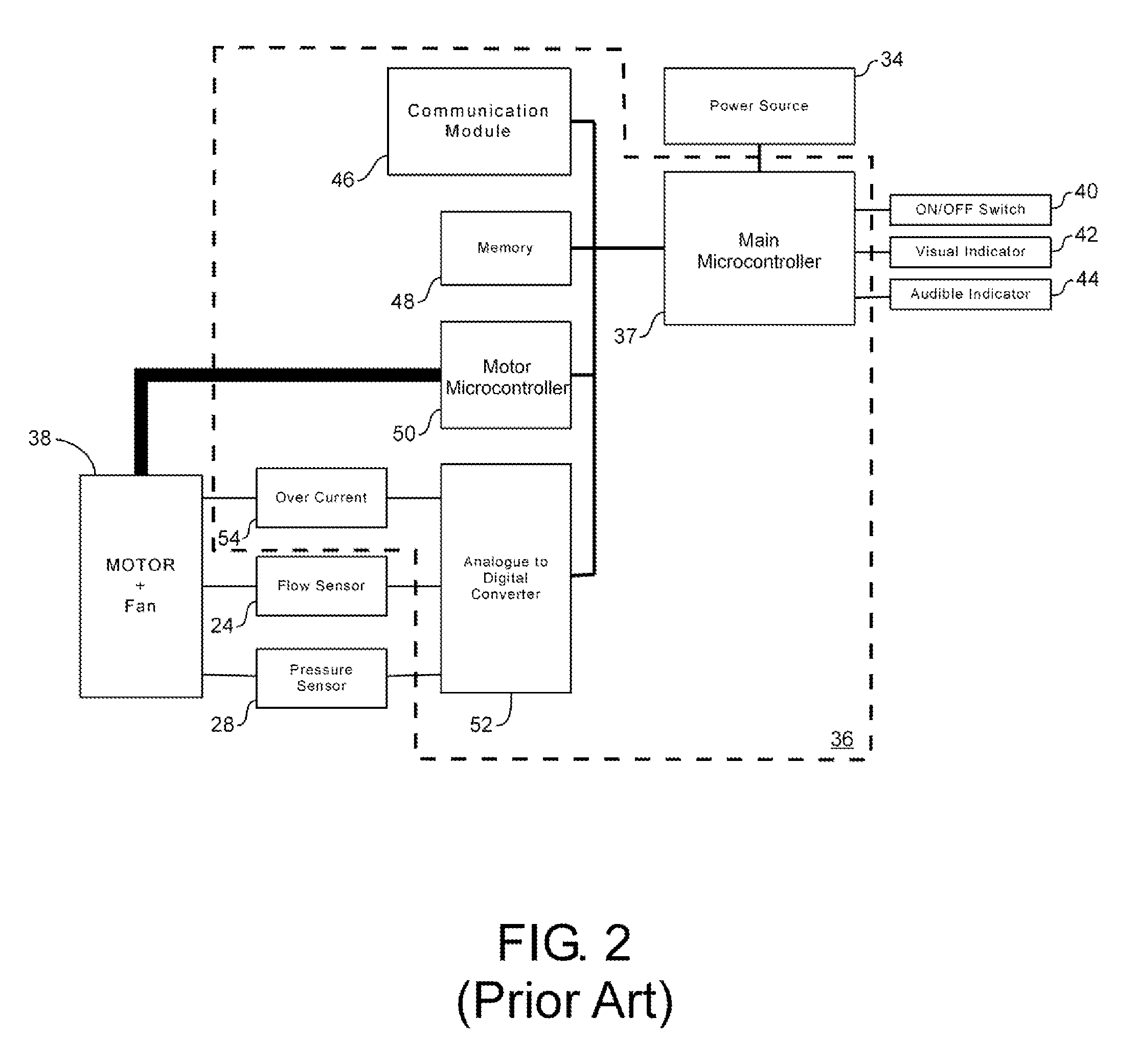 Impeller for a wearable positive airway pressure device