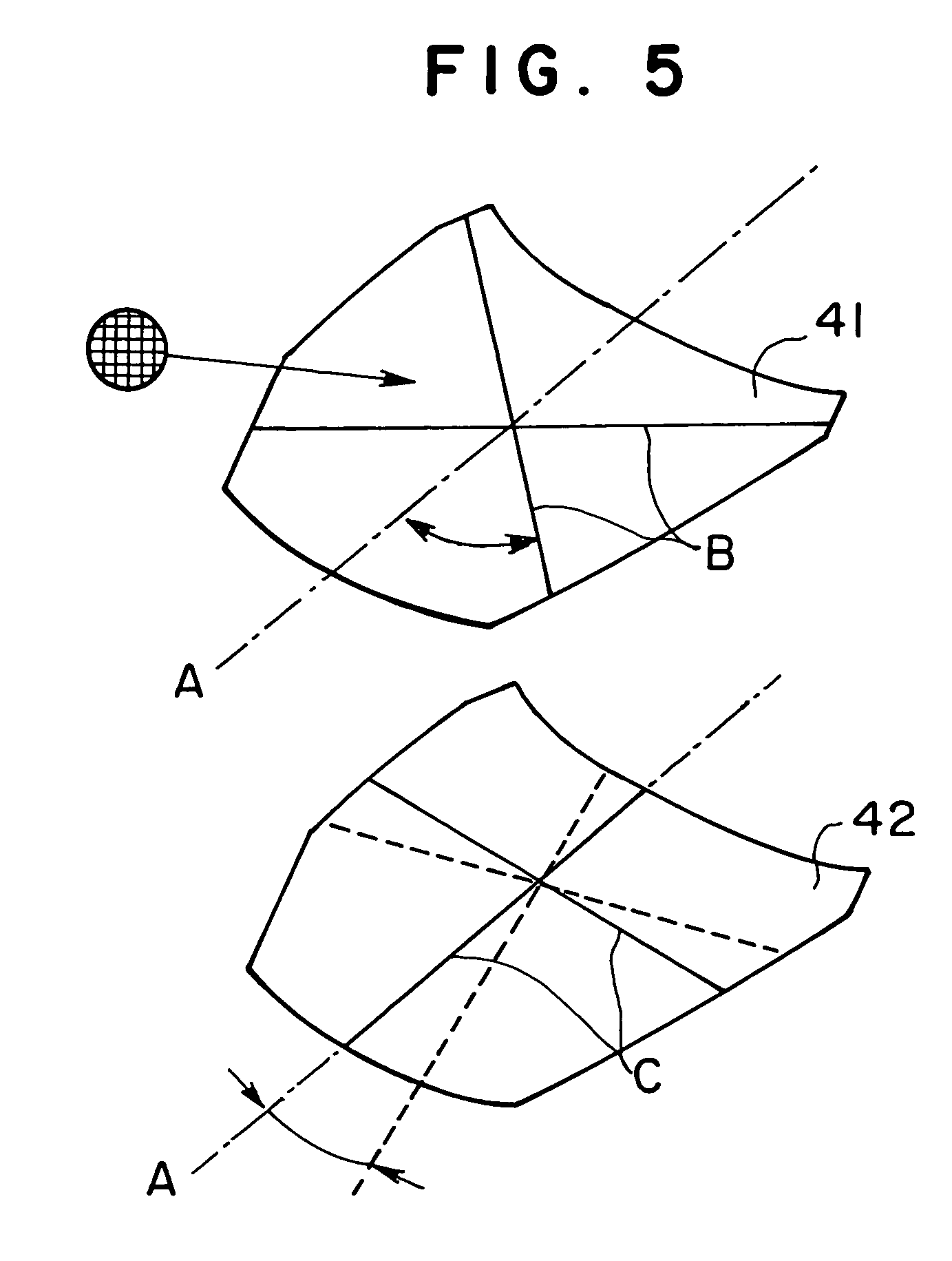 FRP panel for automobile