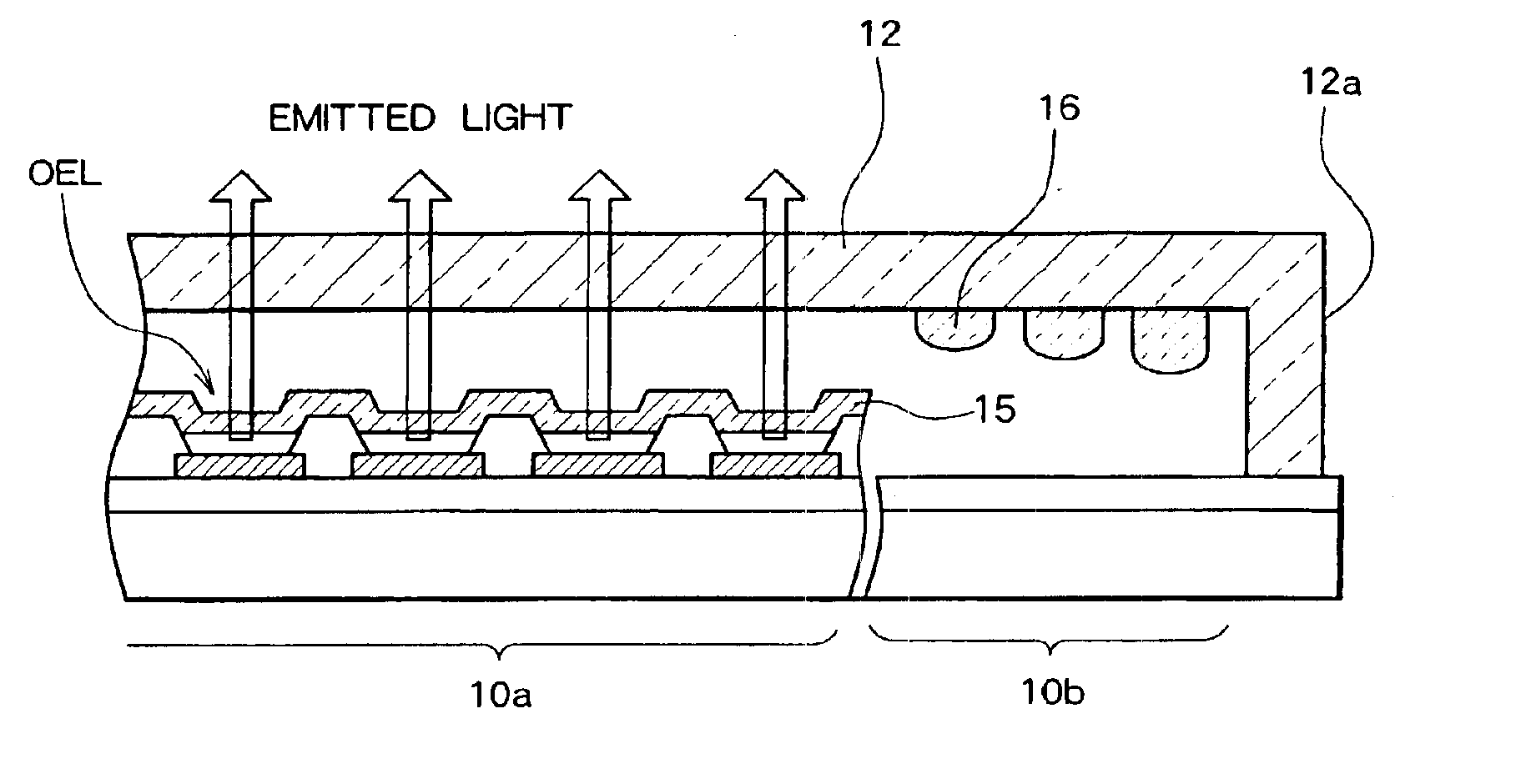 Organic electroluminescence panel