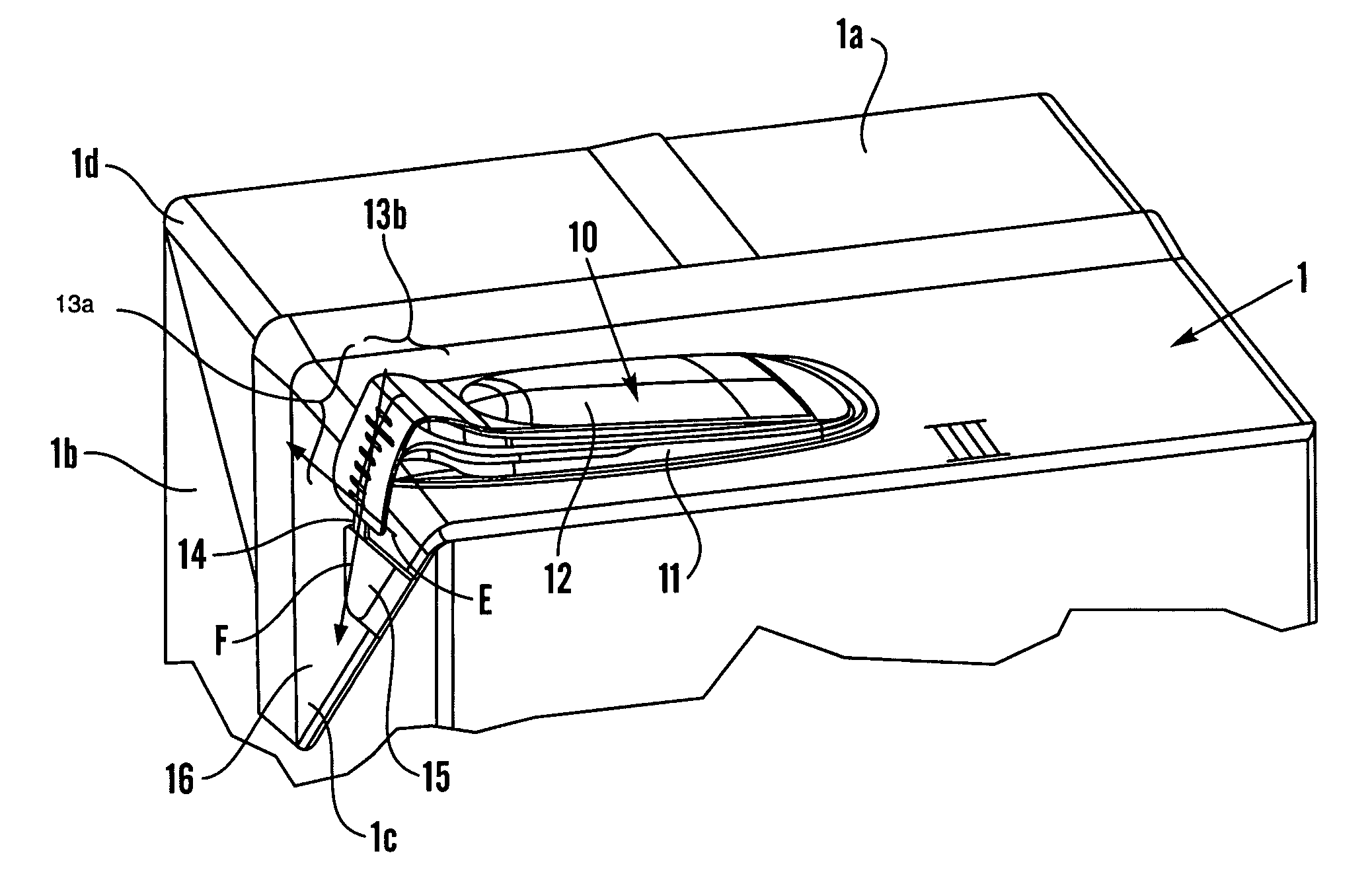 Opening arrangement, packaging and method of providing a packaging with an opening arrangement