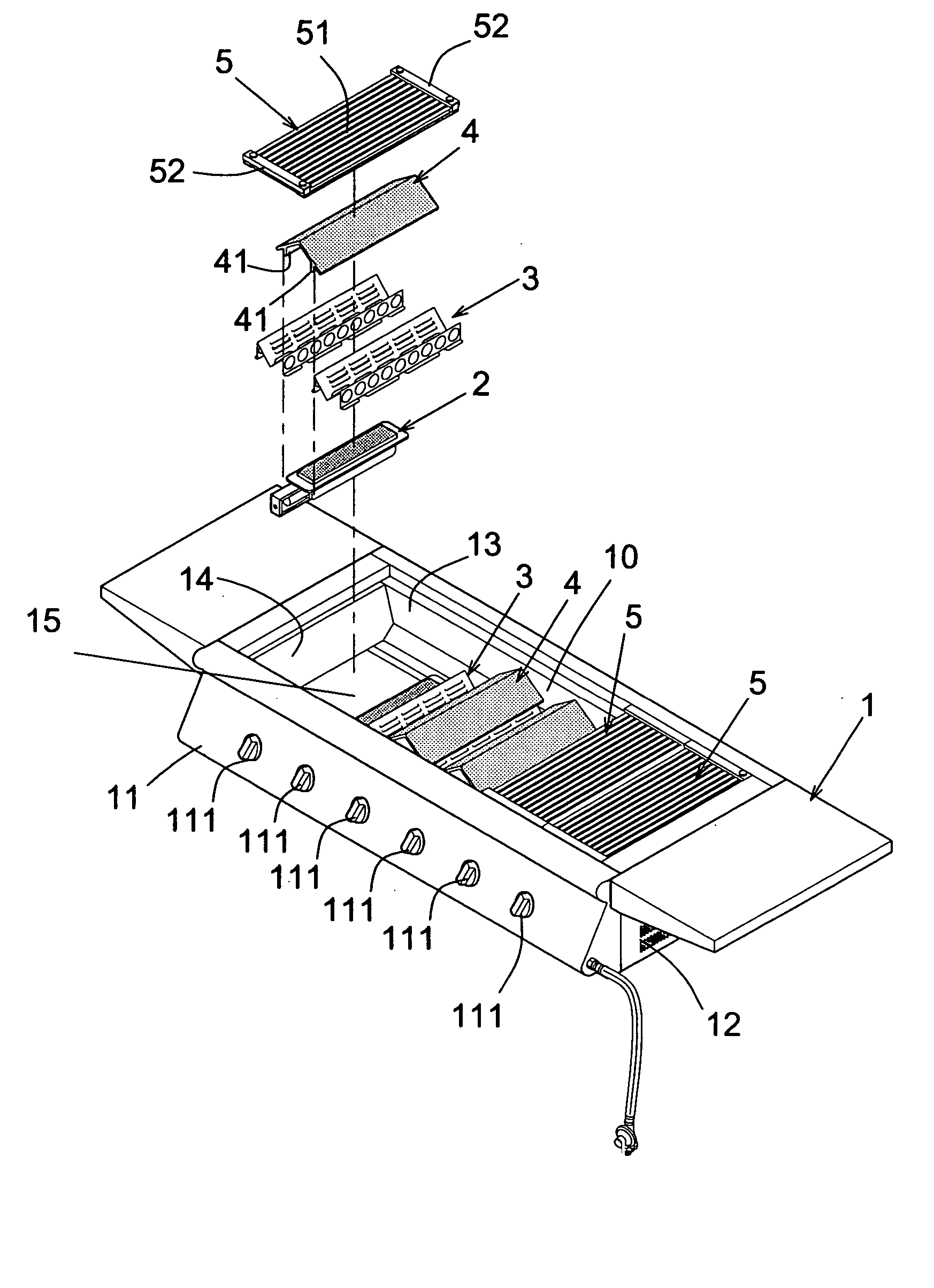 Far-infrared barbecue device