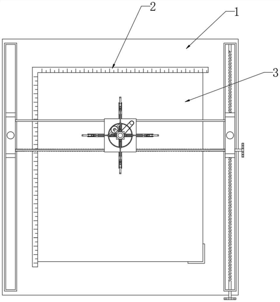 Rapid lineation device for bench worker